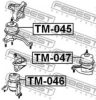 TOYOT 1236128110 Engine Mounting